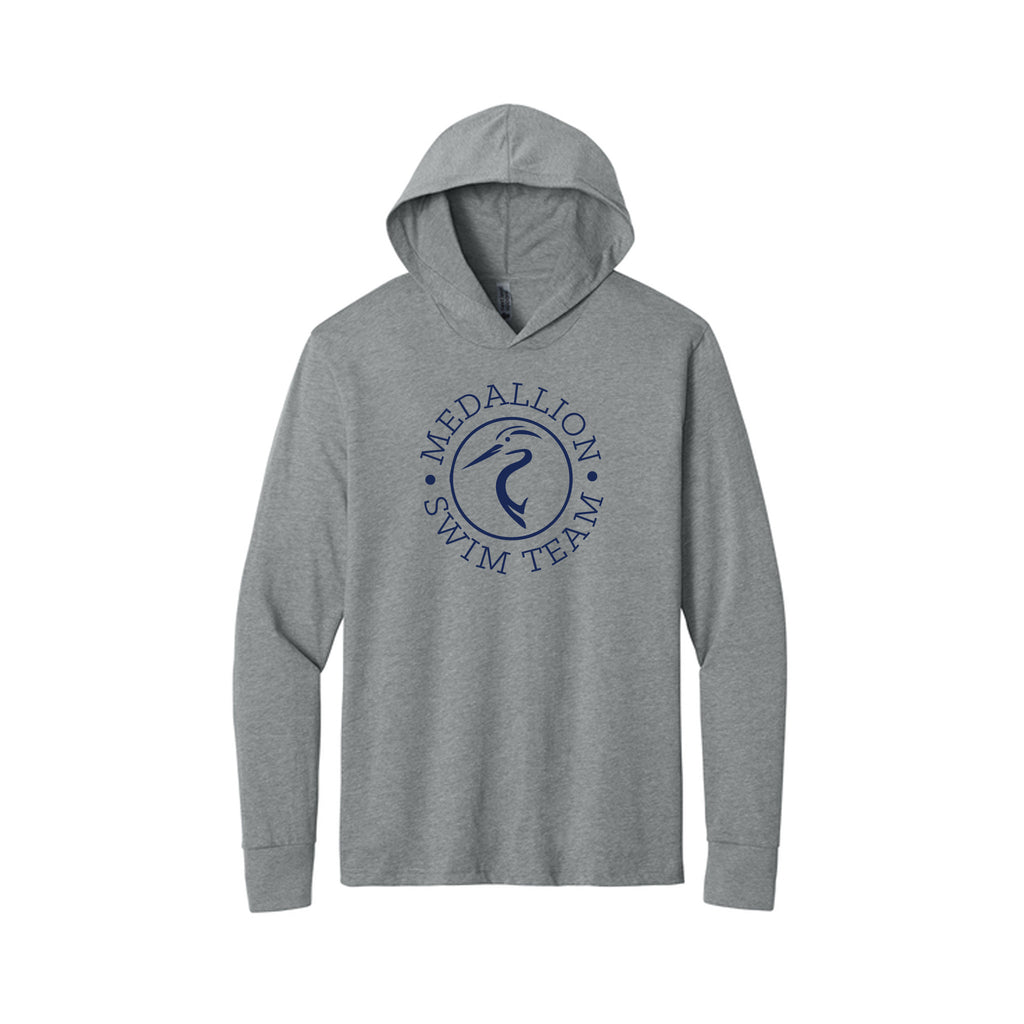 Medallion Swim Team - Next Level Apparel® CVC Long Sleeve Hoodie