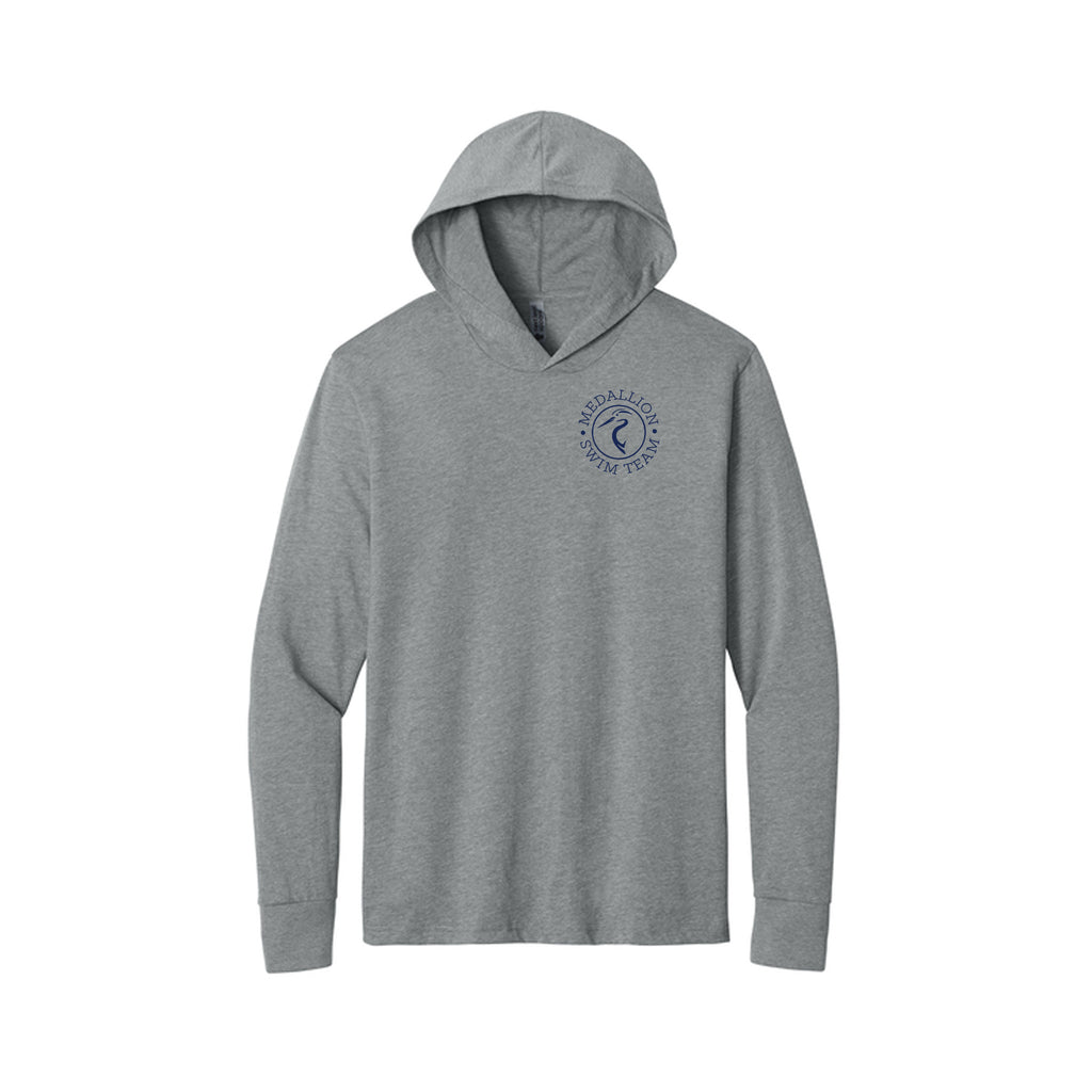 Medallion Swim Team - Next Level Apparel® CVC Long Sleeve Hoodie