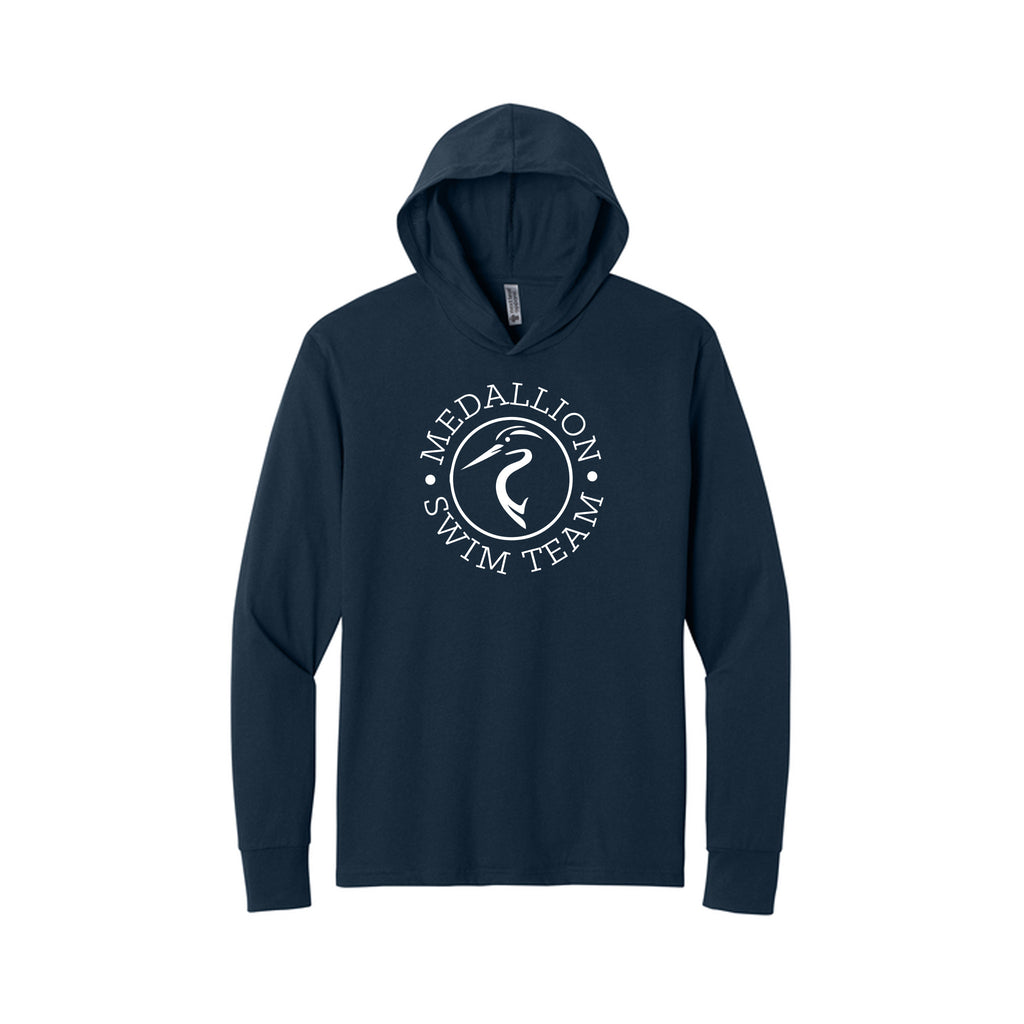 Medallion Swim Team - Next Level Apparel® CVC Long Sleeve Hoodie