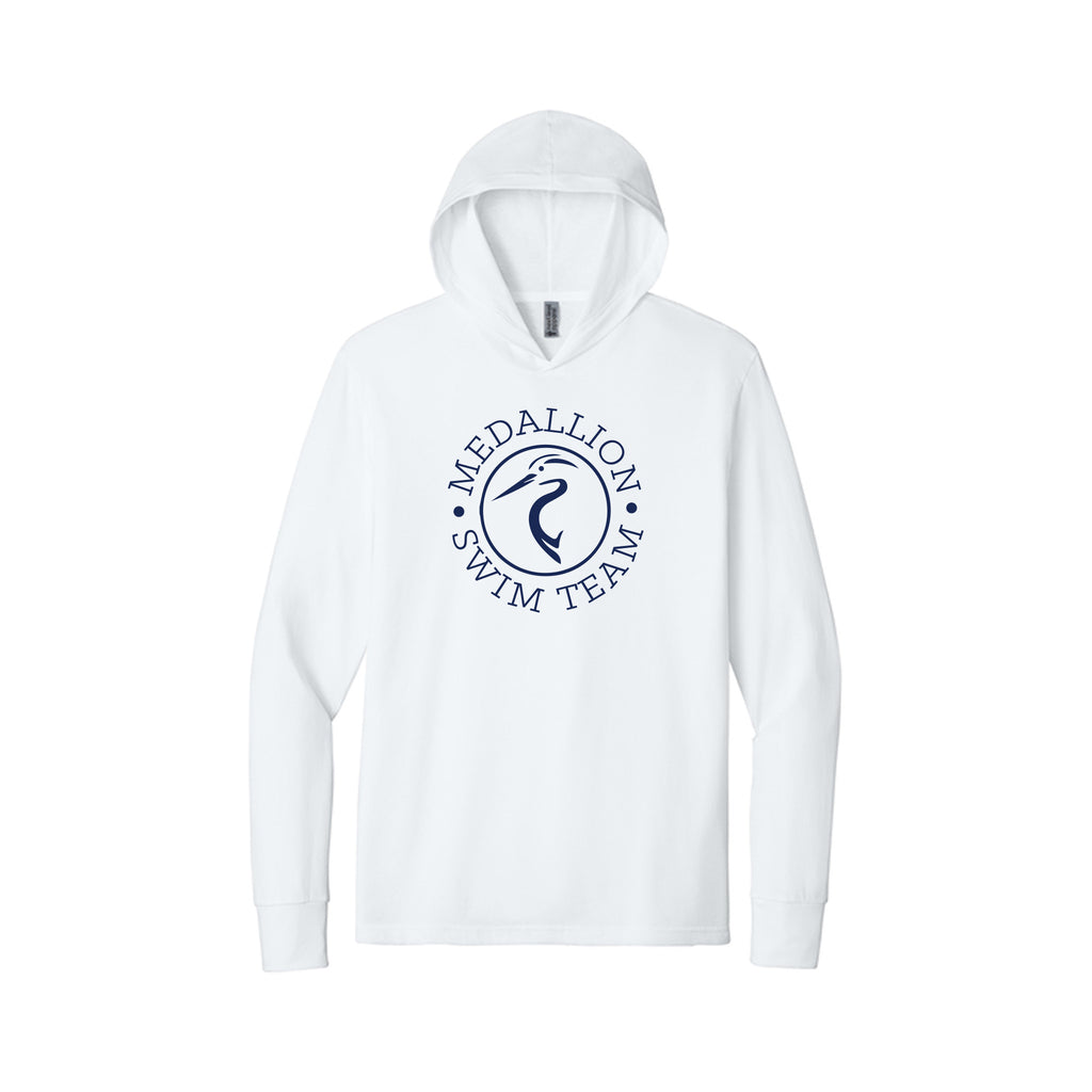 Medallion Swim Team - Next Level Apparel® CVC Long Sleeve Hoodie