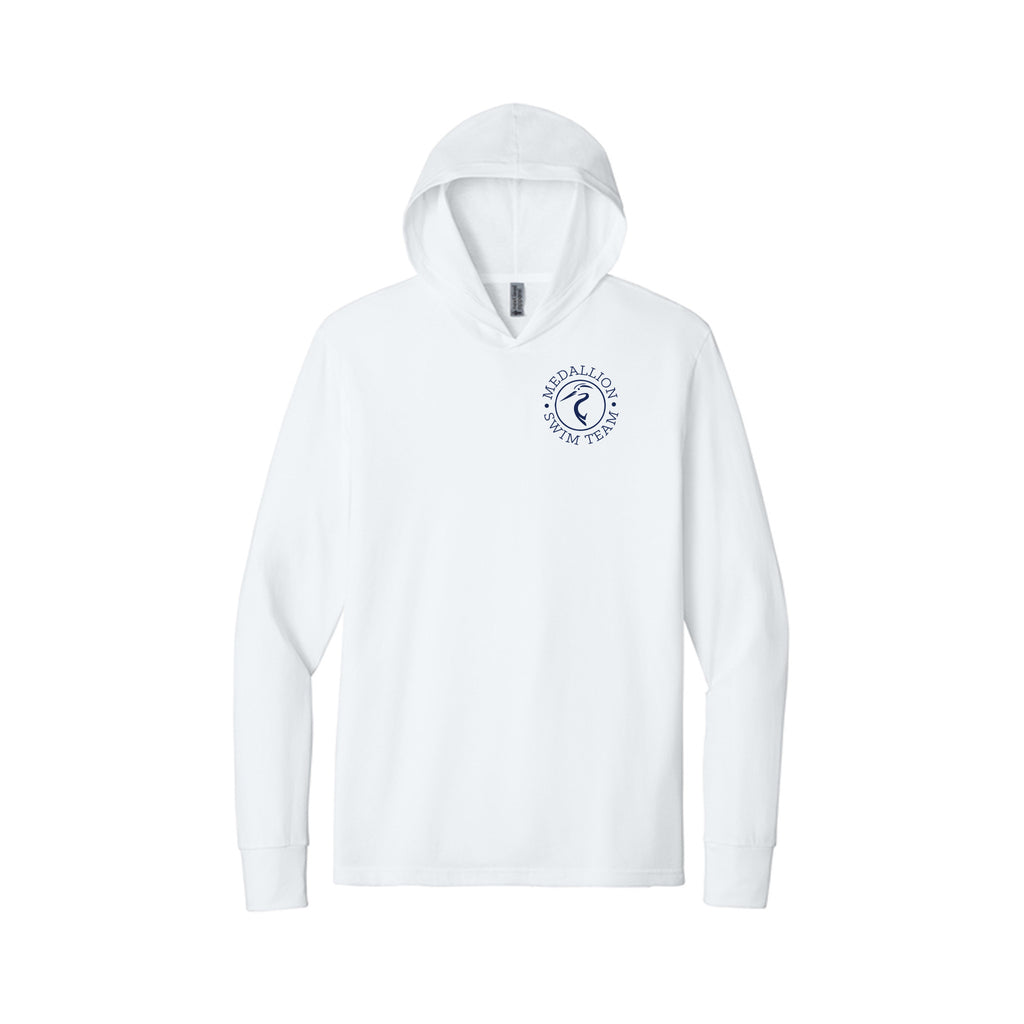 Medallion Swim Team - Next Level Apparel® CVC Long Sleeve Hoodie