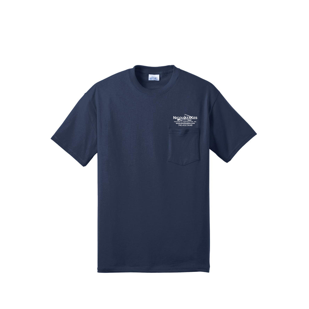 Nicolozakes - Port & Company® Core Blend Pocket Tee