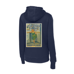 GrizzlyBird Brewing Company - Moon Logo & IPA Backs - Sport-Tek® Women's Pullover Hooded Sweatshirt