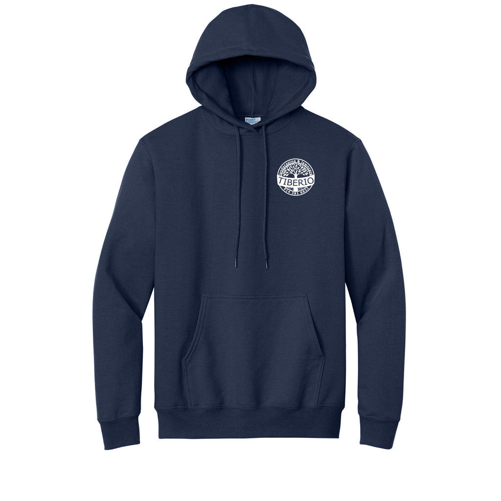Tiberio Landscaping - Port & Company® Essential Fleece Pullover Hooded Sweatshirt