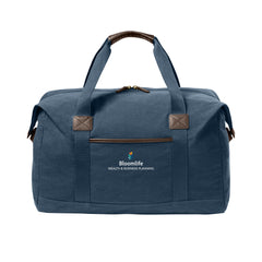 Bloom Life Wealth & Business Planning - Port Authority® Washed Canvas Duffel