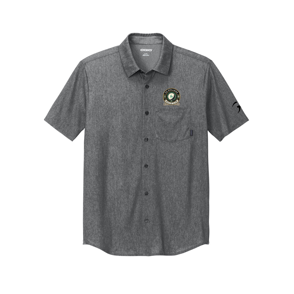 The Lakes Bocce Club - OGIO® Extend Short Sleeve Button-Up - Left Chest