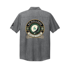 The Lakes Bocce Club - OGIO® Extend Short Sleeve Button-Up - Full Back