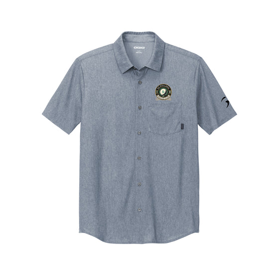 The Lakes Bocce Club - OGIO® Extend Short Sleeve Button-Up - Left Chest