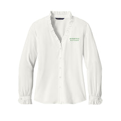 Monrovia 100 Years - Brooks Brothers® Women’s Long Sleeve Ruffle Collar Blouse