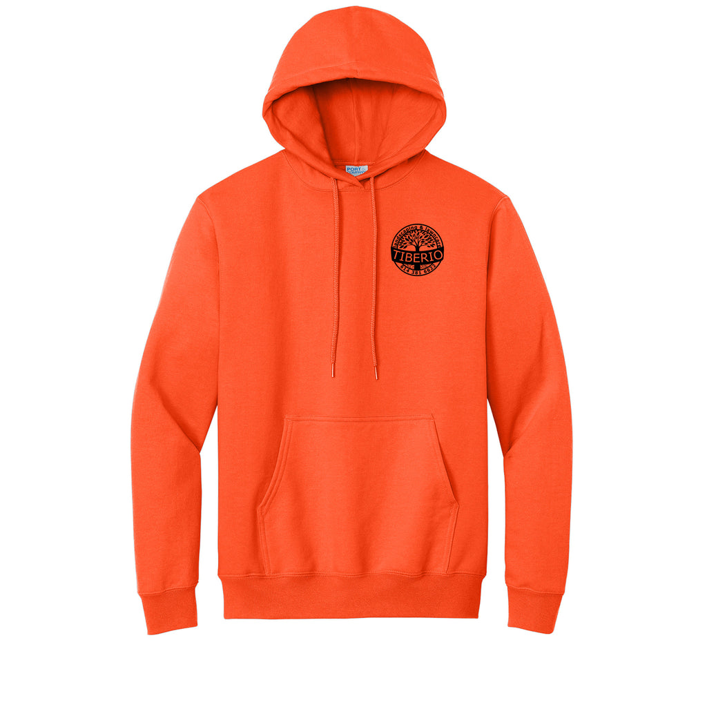 Tiberio Landscaping - Port & Company® Essential Fleece Pullover Hooded Sweatshirt