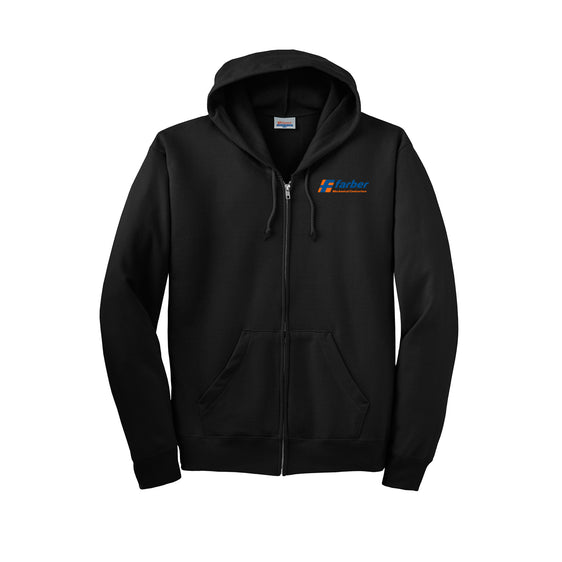 Farber - Hanes® - EcoSmart® Full-Zip Hooded Sweatshirt