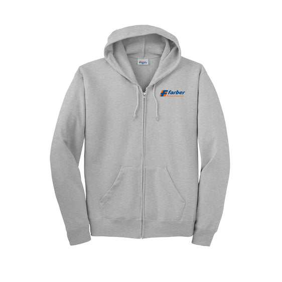 Farber - Hanes® - EcoSmart® Full-Zip Hooded Sweatshirt