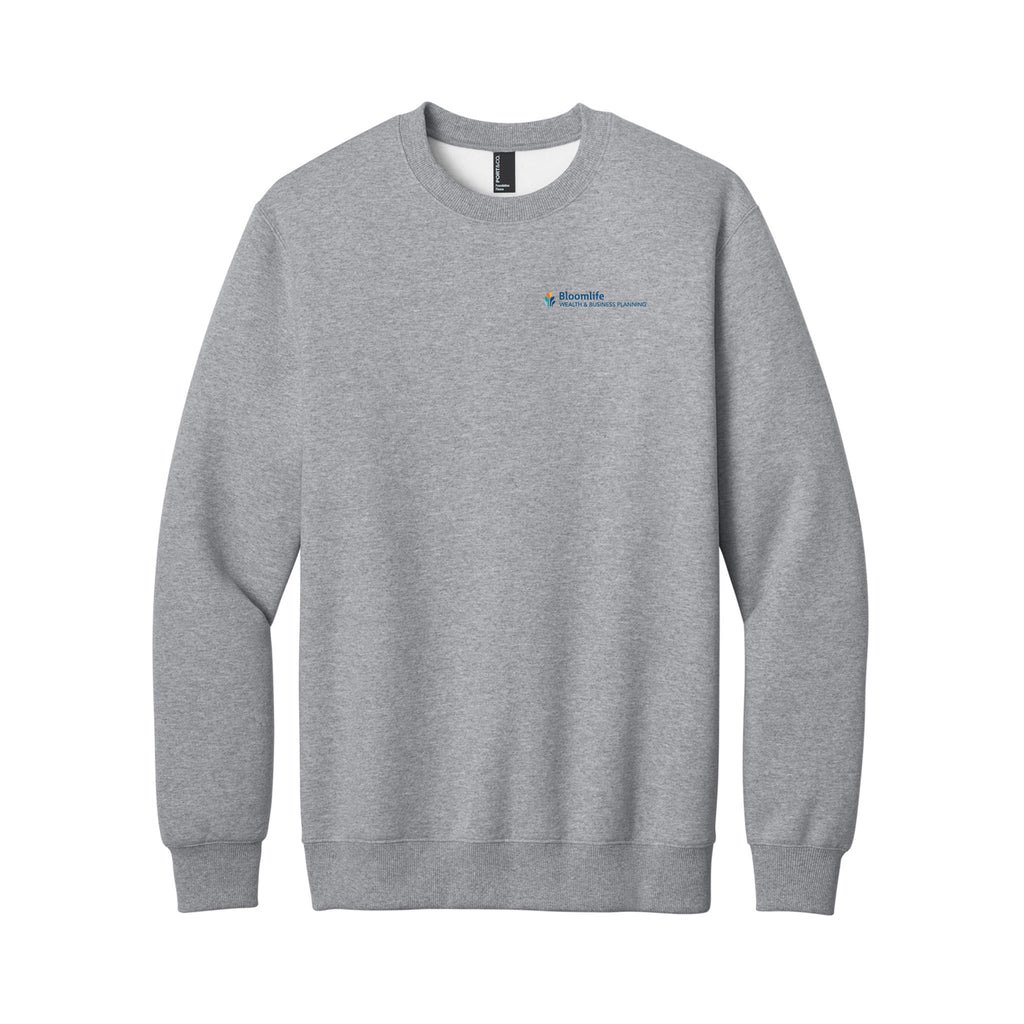 Bloom Life Wealth & Business Planning - Port & Co® Foundation Fleece Pullover Crewneck Sweatshirt