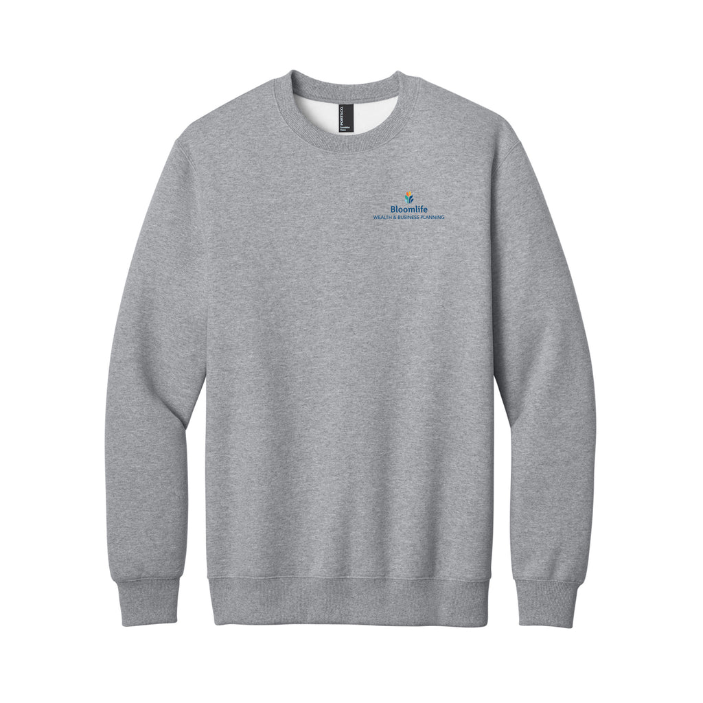 Bloom Life Wealth & Business Planning - Port & Co® Foundation Fleece Pullover Crewneck Sweatshirt