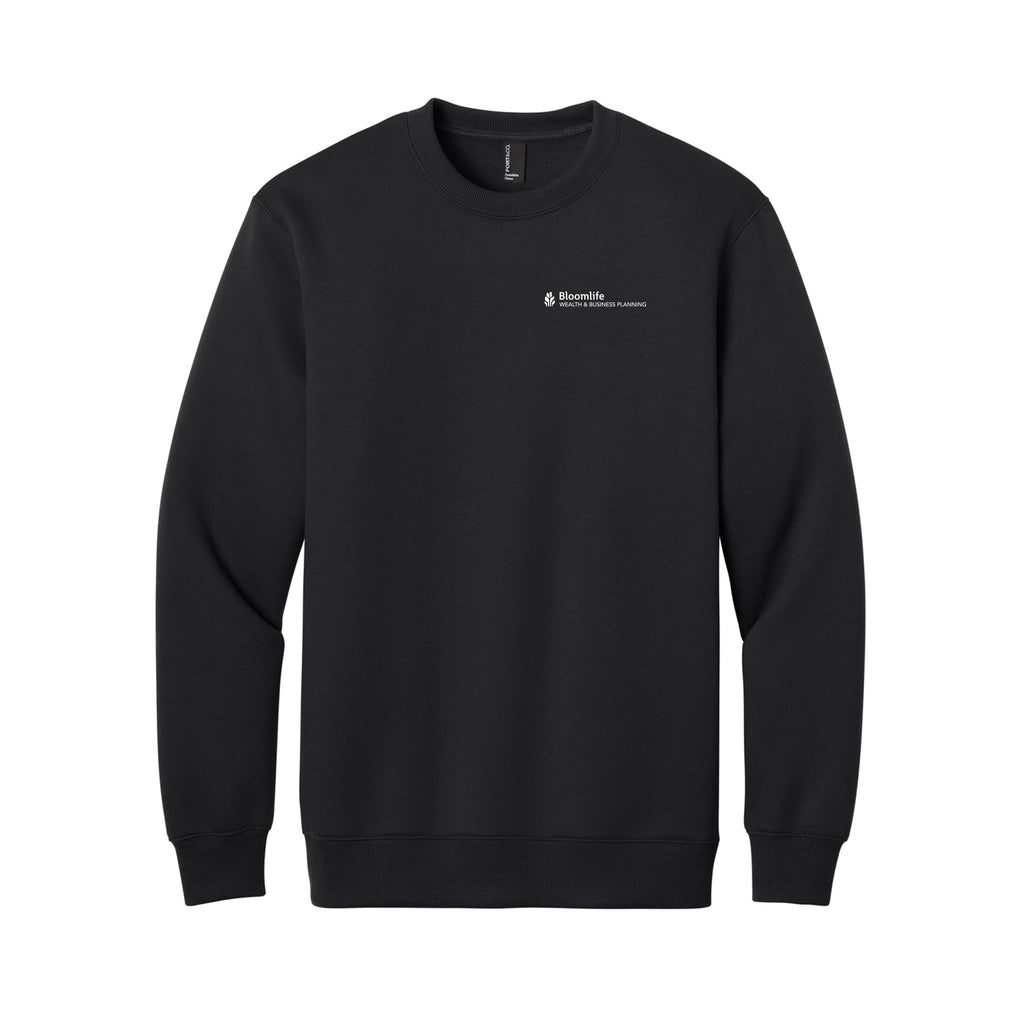 Bloom Life Wealth & Business Planning - Port & Co® Foundation Fleece Pullover Crewneck Sweatshirt
