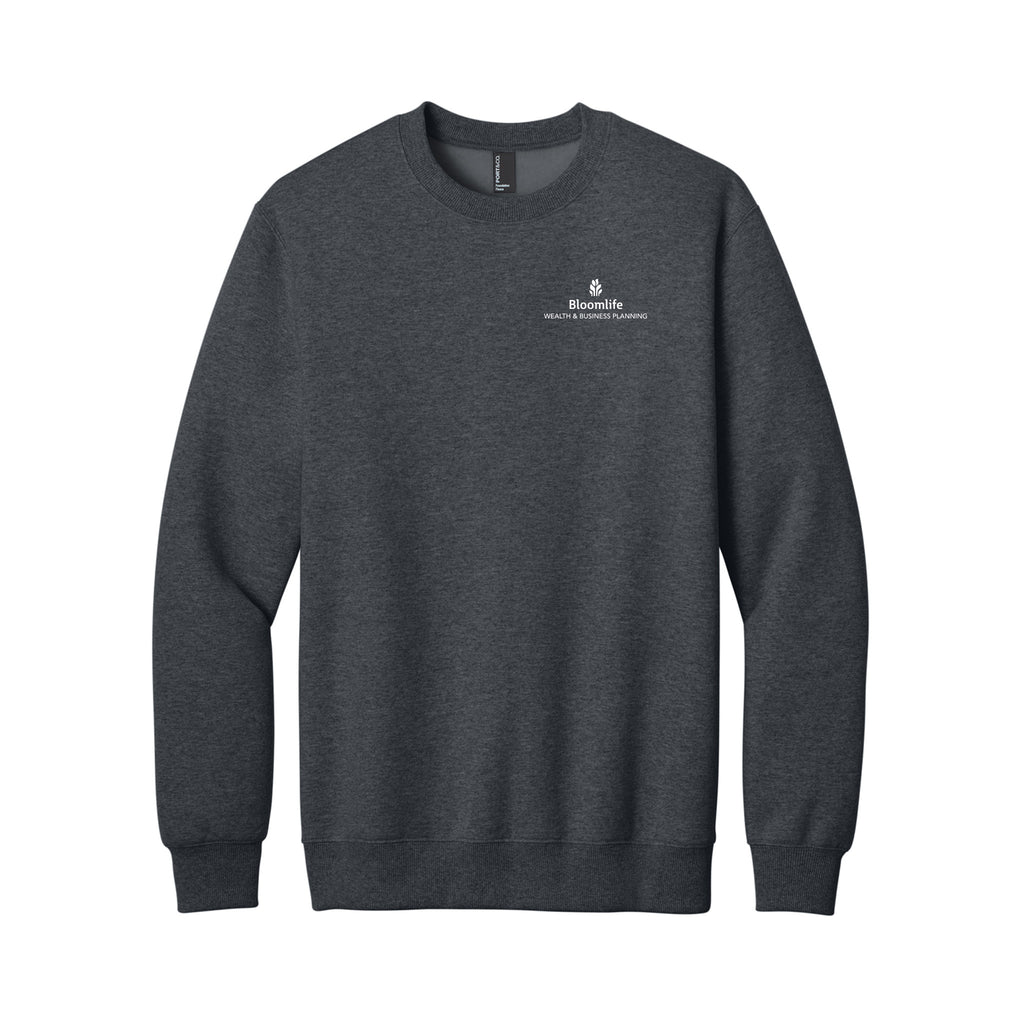 Bloom Life Wealth & Business Planning - Port & Co® Foundation Fleece Pullover Crewneck Sweatshirt