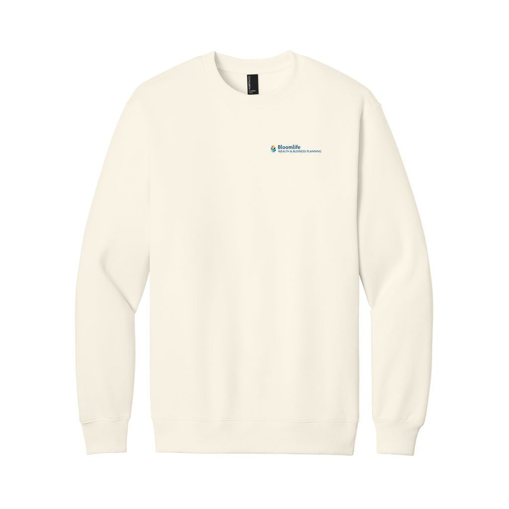 Bloom Life Wealth & Business Planning - Port & Co® Foundation Fleece Pullover Crewneck Sweatshirt