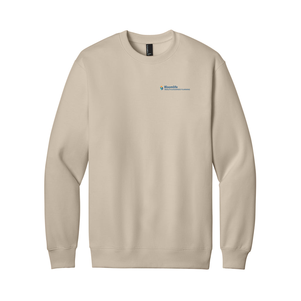 Bloom Life Wealth & Business Planning - Port & Co® Foundation Fleece Pullover Crewneck Sweatshirt