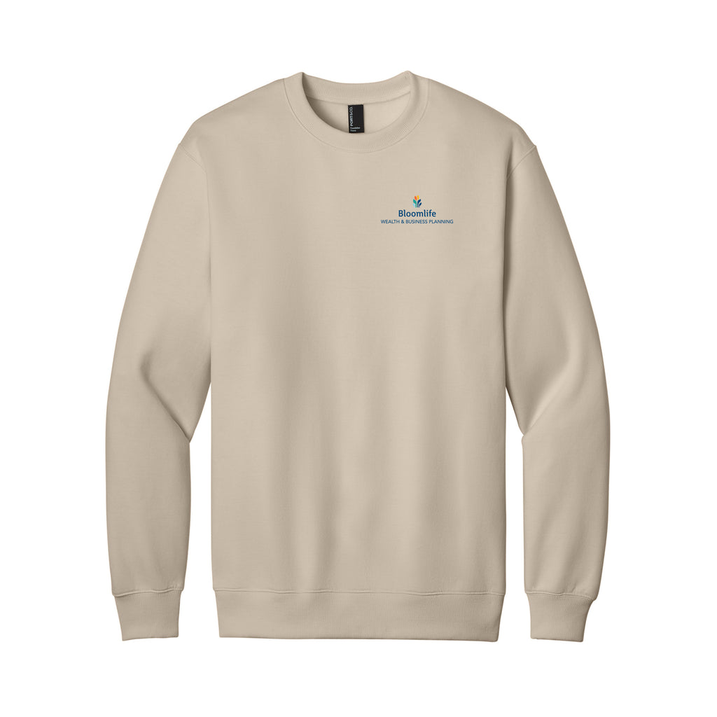Bloom Life Wealth & Business Planning - Port & Co® Foundation Fleece Pullover Crewneck Sweatshirt