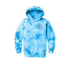 Medallion Swim Team - Port & Co™ Youth Crystal Tie-Dye Pullover Hoodie
