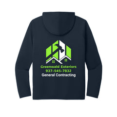 Greenwald Exterior - Port & Co™ Performance Pullover Hooded Tee