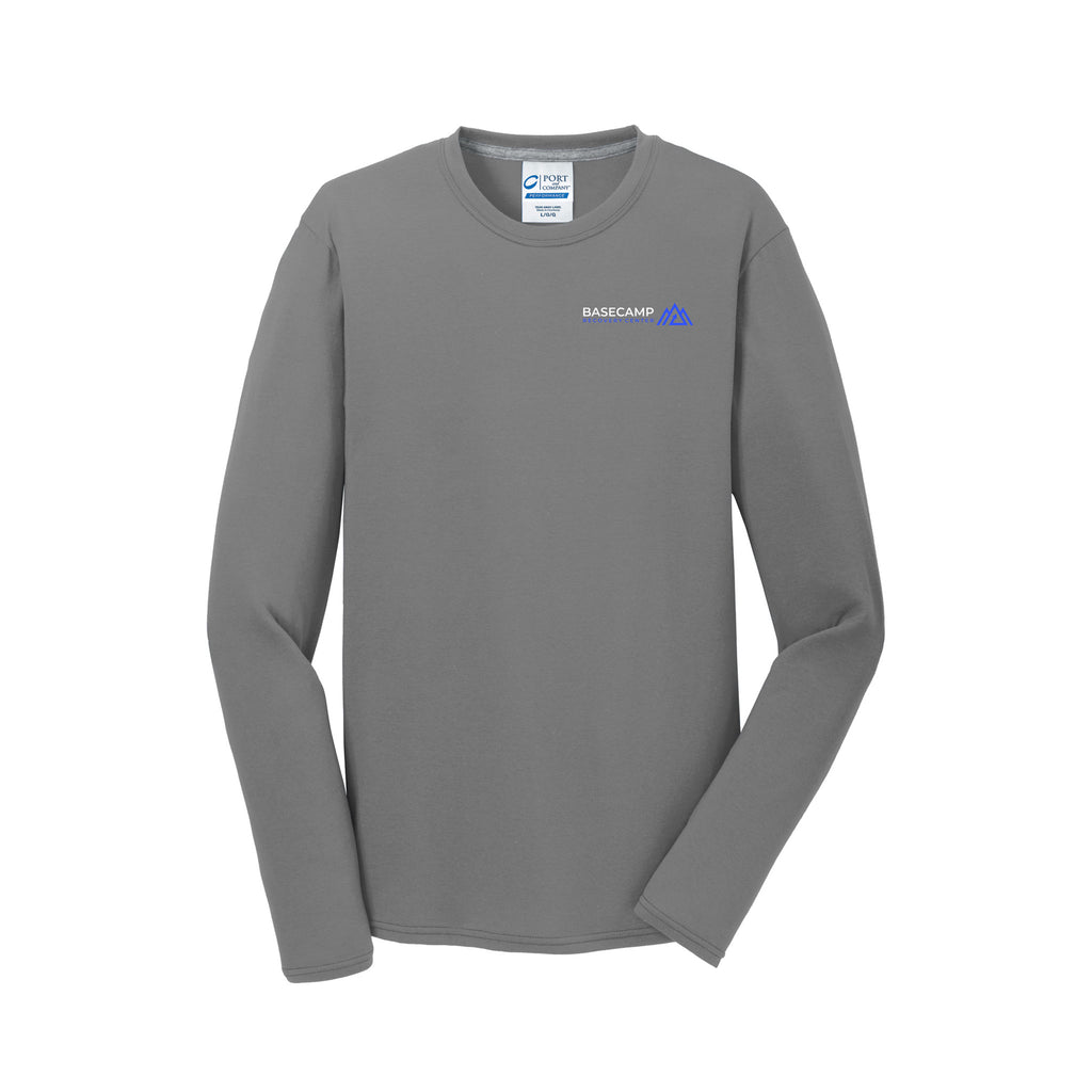 Basecamp Recovery Center - Port & Company® Long Sleeve Performance Blend Tee