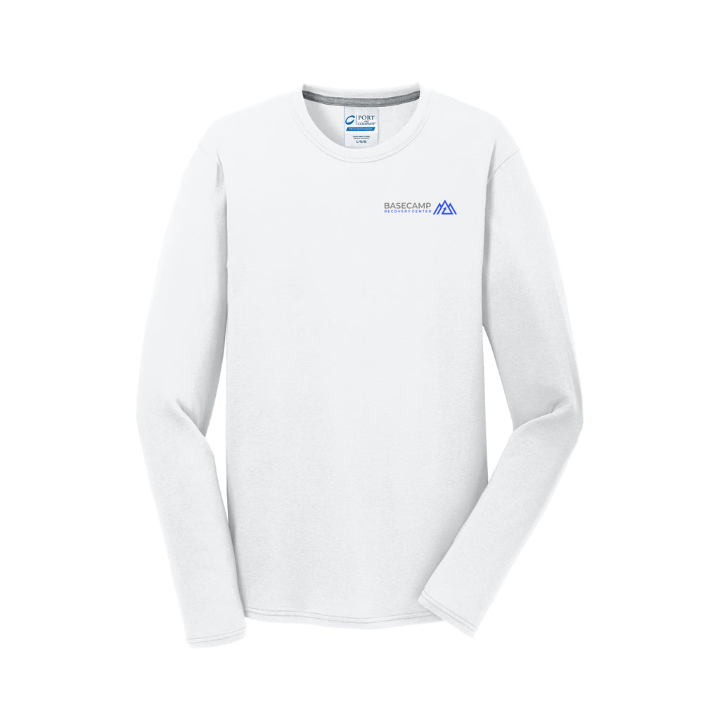 Basecamp Recovery Center - Port & Company® Long Sleeve Performance Blend Tee