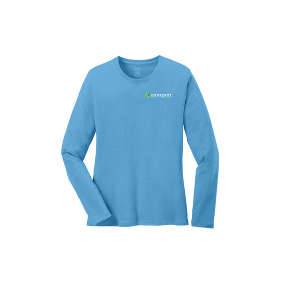 Groveport B&Z - Port & Company® Ladies Long Sleeve Core Cotton Tee