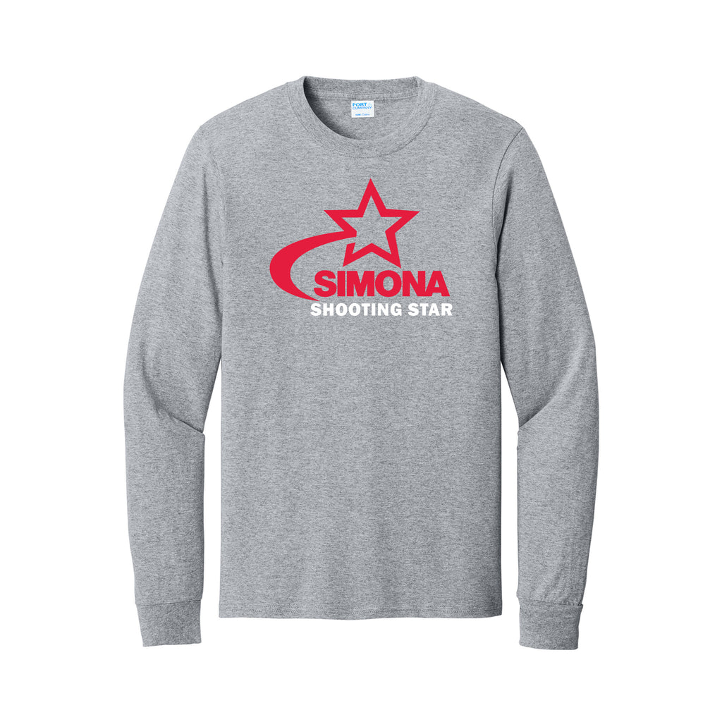 SIMONA PMC Stars - Port & Co® Long Sleeve Core Cotton Tee