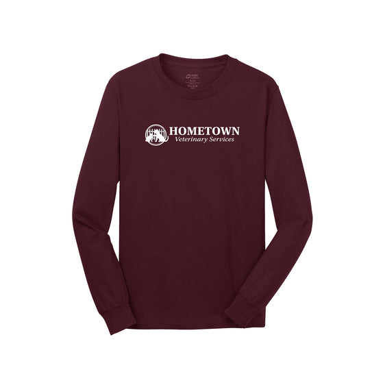 Hometown Veterinary - Port & Company® Long Sleeve Core Cotton Tee