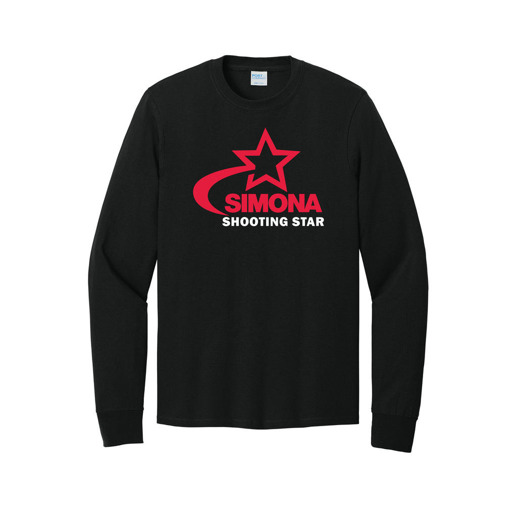 SIMONA PMC Stars - Port & Co® Long Sleeve Core Cotton Tee