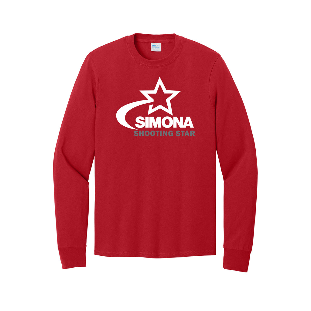 SIMONA PMC Stars - Port & Co® Long Sleeve Core Cotton Tee