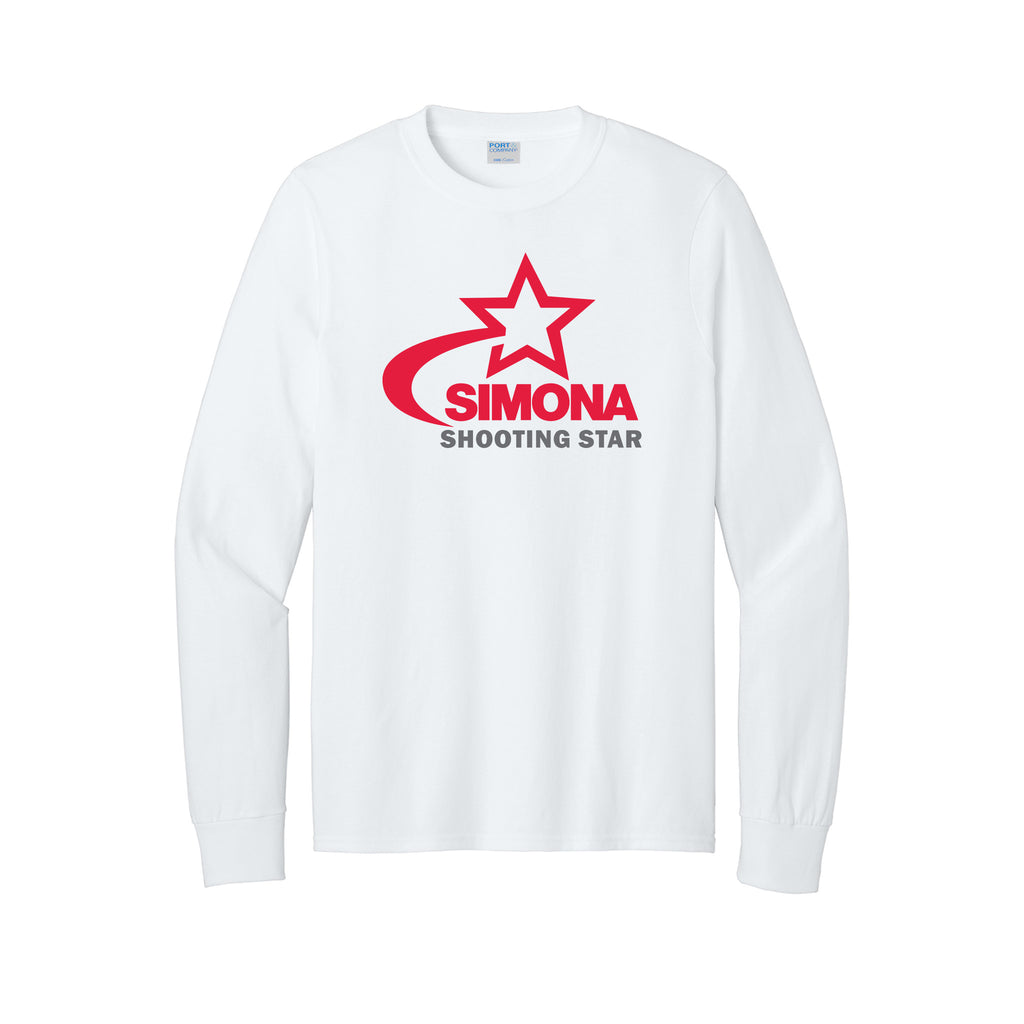 SIMONA PMC Stars - Port & Co® Long Sleeve Core Cotton Tee