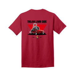 Trojan Lawn Care - Port & Co™ Tall Core Cotton Tee