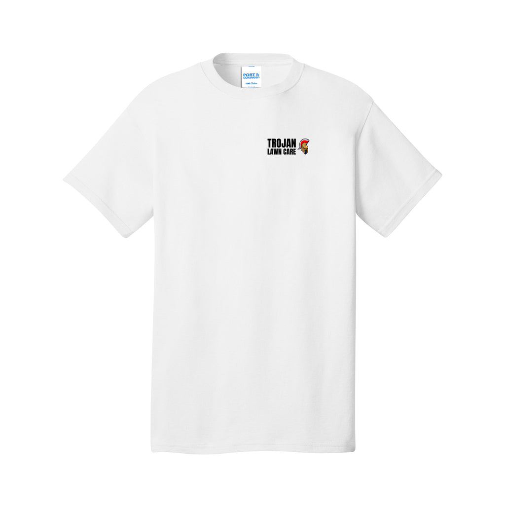 Trojan Lawn Care - Port & Co™ Tall Core Cotton Tee