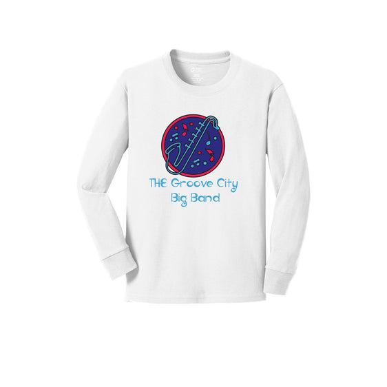 Groove City Band - Port & Company® Youth Long Sleeve Core Cotton Tee
