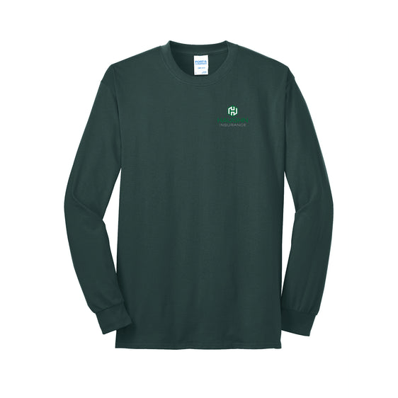 Haughn & Associates - Long Sleeve 50/50 Cotton/Poly T-Shirt, Tall