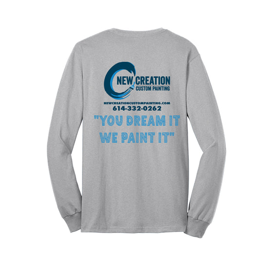 New Creation Painting - Port & Company® Long Sleeve Core Blend Tee