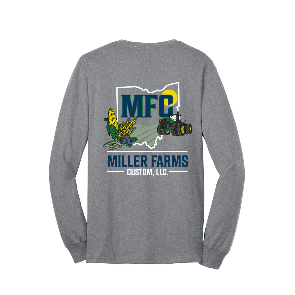 Miller Farms - Port & Company® Long Sleeve Core Blend Tee