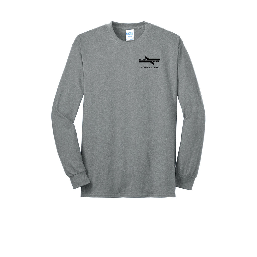 Sharon Fence - Port & Company® Long Sleeve Core Blend Tee - LEFT CHEST & FULL BACK