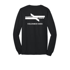 Sharon Fence - Port & Company® Long Sleeve Core Blend Tee - LEFT CHEST & FULL BACK