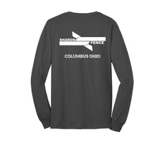 Sharon Fence - Port & Company® Long Sleeve Core Blend Tee - LEFT CHEST & FULL BACK
