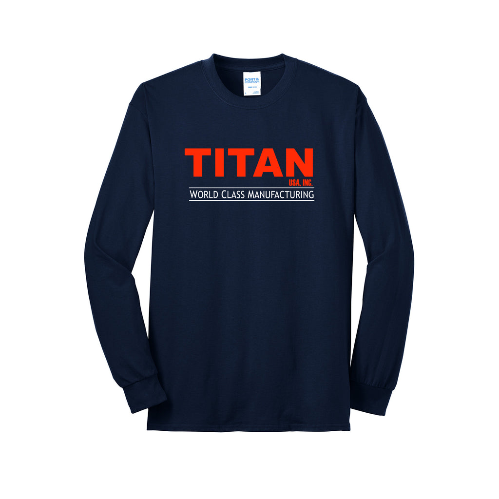 Titan USA - Port & Company® Long Sleeve Core Blend Tee