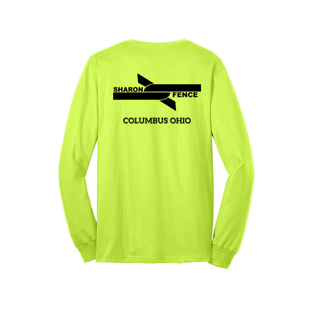 Sharon Fence - Port & Company® Long Sleeve Core Blend Tee - LEFT CHEST & FULL BACK