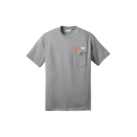 5C - Port & Co™ Core Blend Pocket Tee