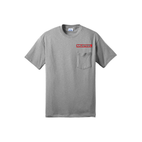 Muetzel - Port & Company® Core Blend Pocket Tee