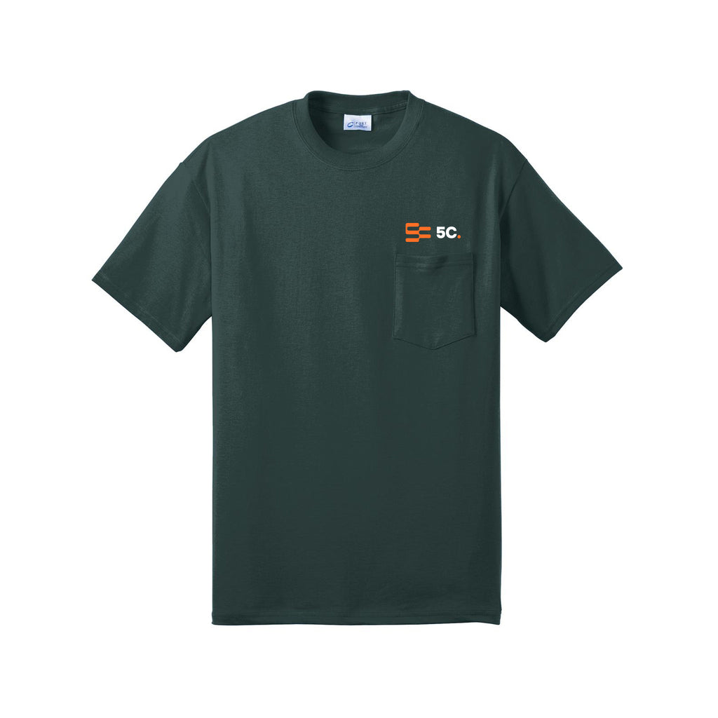 5C - Port & Co™ Core Blend Pocket Tee