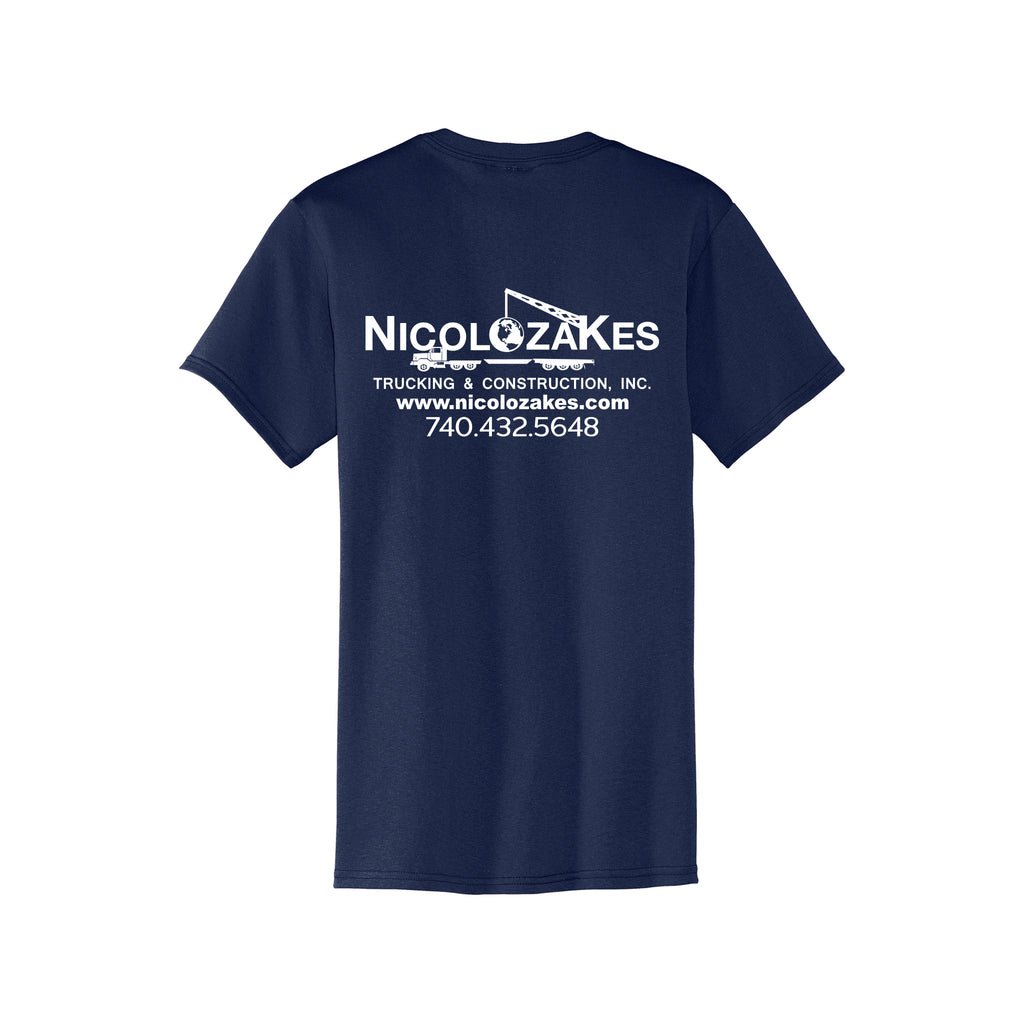 Nicolozakes - Port & Company® Core Blend Pocket Tee