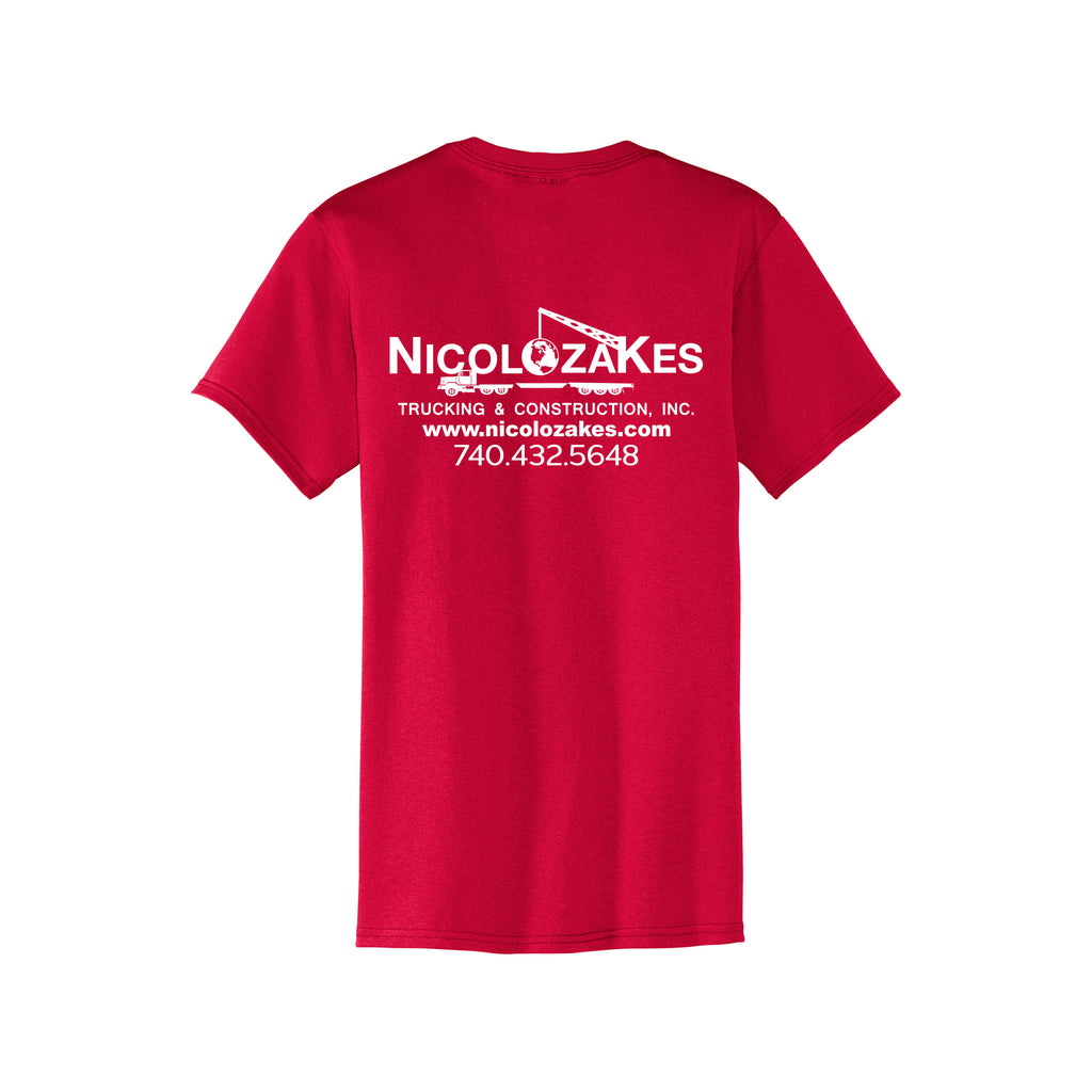 Nicolozakes - Port & Company® Core Blend Pocket Tee