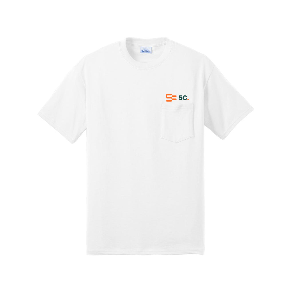 5C - Port & Co™ Core Blend Pocket Tee